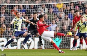 Nottingham Forest forward says "he couldn't hear Leeds fans" after scoring on Sunday
