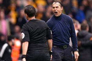 Wolves boss says 'he could write a book' on the decisions that went in favour of Leeds on Saturday