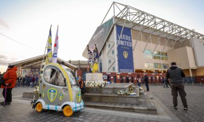 Leeds United stadium with focus on Dejan Ljubičić as transfer target, highlighting the decision to pass on signing due to high fee.
