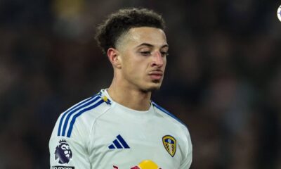 Ethan Ampadu in action for Leeds United