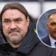 Leeds United manager Daniel Farke, Leeds chairman Paraag Marathe